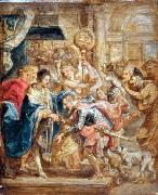 Peter Paul Rubens The Reconciliation of King Henry III and Henry of Navarre Spain oil painting artist